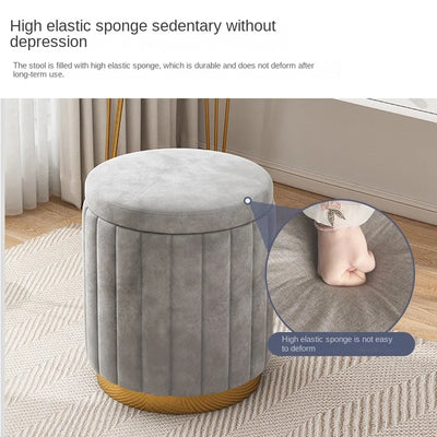 Light Luxury Makeup Stools Stools Chairs Bedrooms Sofas Side Round Stools Dressing Stool Vanity Chairs Storage Bench
