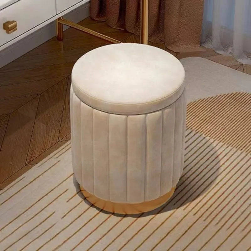 Light Luxury Makeup Stools Stools Chairs Bedrooms Sofas Side Round Stools Dressing Stool Vanity Chairs Storage Bench
