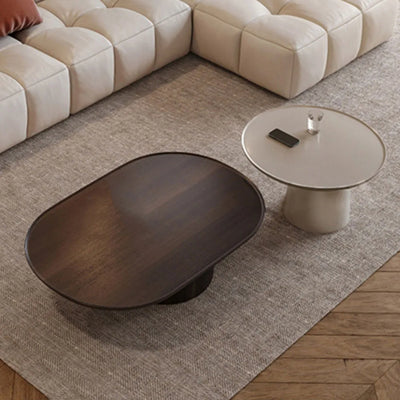 New Nordic Coffee Table Minimalist Furniture Quiet Style Living Room Minimalist And Personalized Oval Coffee Table