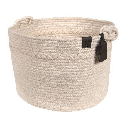 VanMooi Cotton Rope Basket, Handmade Decorative Storage - crib360