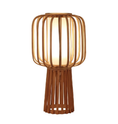 Bamboo Table Lamp, Handmade - crib360
