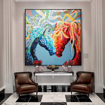 Running Horses Wall Art - crib360