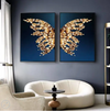 Golden Butterfly Wall Art - crib360