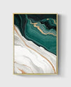 Modernistic Foil Lines Abstract Wall Art - crib360