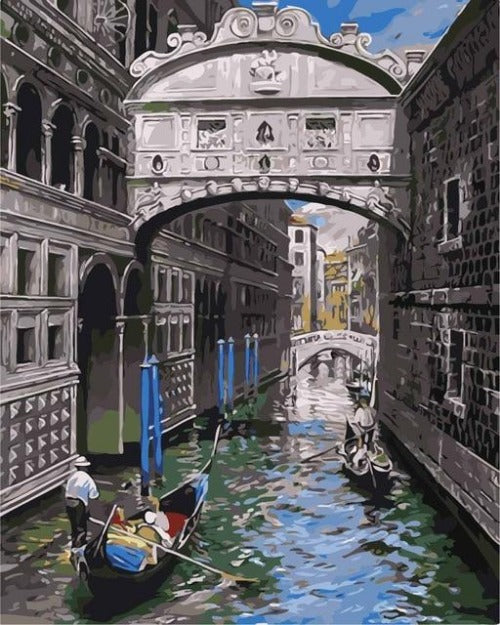 Huacan Paint by Numbers DIY Kit, Scenery - crib360