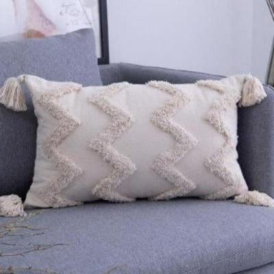 Bohemian Tassels Cushion Cover - crib360