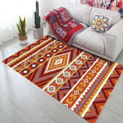 Bohemia Persian Style Carpets Non-Slip Carpet for Living Room Bedroom Study Rectangle Area Rugs Boho Morocco Ethnic tapis Mats - crib360