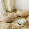 Tatami Natural Straw Round Cushion - crib360