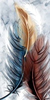 Modern Nordic Art Feather Canvas Painting On The Wall Art Posters Prints Wall Pictures for Living Room Home Wall Cuadros Decor