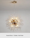 2021 Modern Crystal Dandelion Chandelier Lighting Pendant Lamp For Living Room Dining Room Home Decoration WF-P40GD Winfordo - crib360