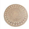 Natural reed handmade cool carpet for summer, decoration reed rug, Bohemia style big size round shaped reed tatami mat